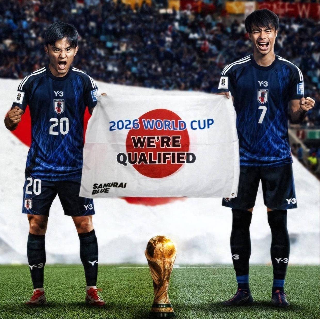 日本队3大主力无缘世界杯！欧冠铁腰落选，与荷兰瑞典同组难出线
